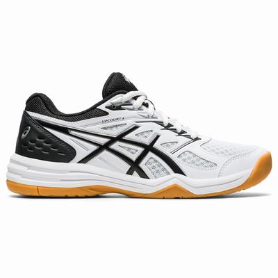 Női Asics Upcourt 4 Röplabda Cipő AS7068491 Fehér/Fekete